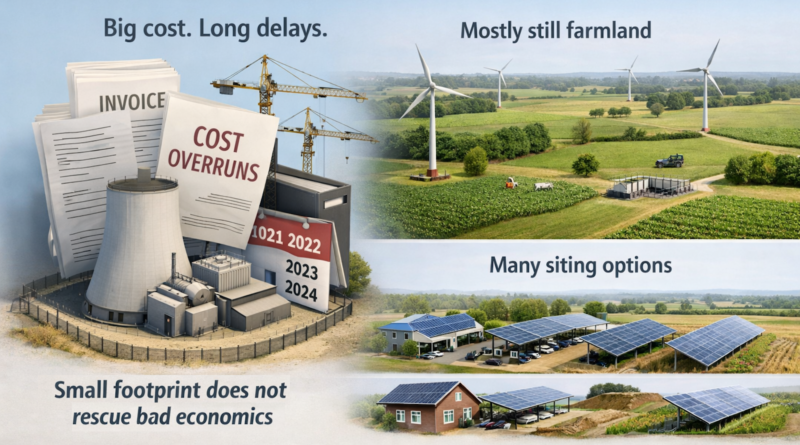 Debunking the Nuclear vs. Renewables Land Use Myth: What EV Owners Need to Know